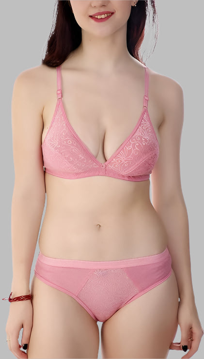 Full Coverage Bra And Panty Set