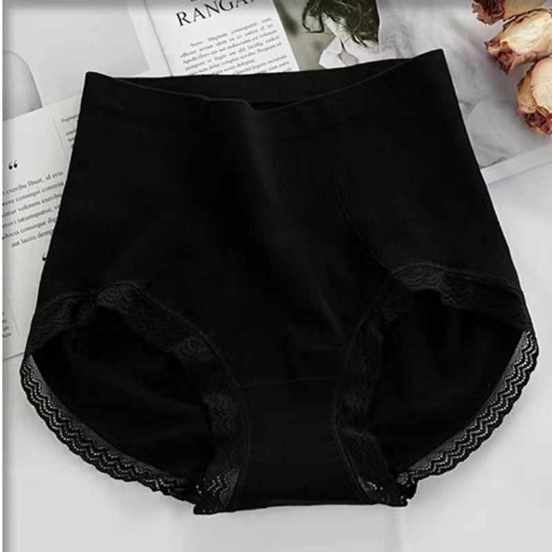 Breathable High waist Lace Panty (Pack of 4)