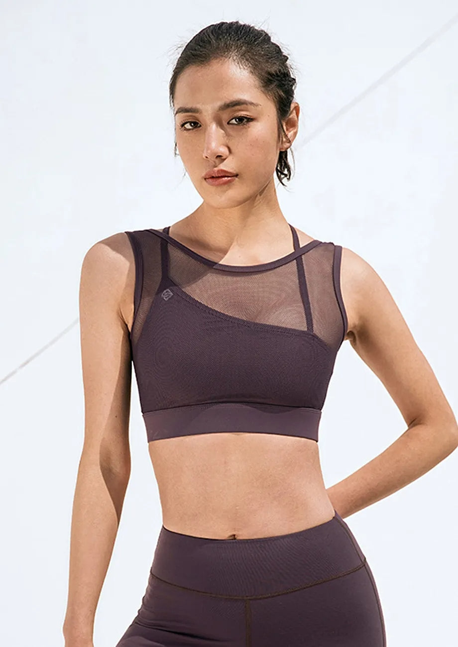 Quick-Drying Racerback Sports Bra