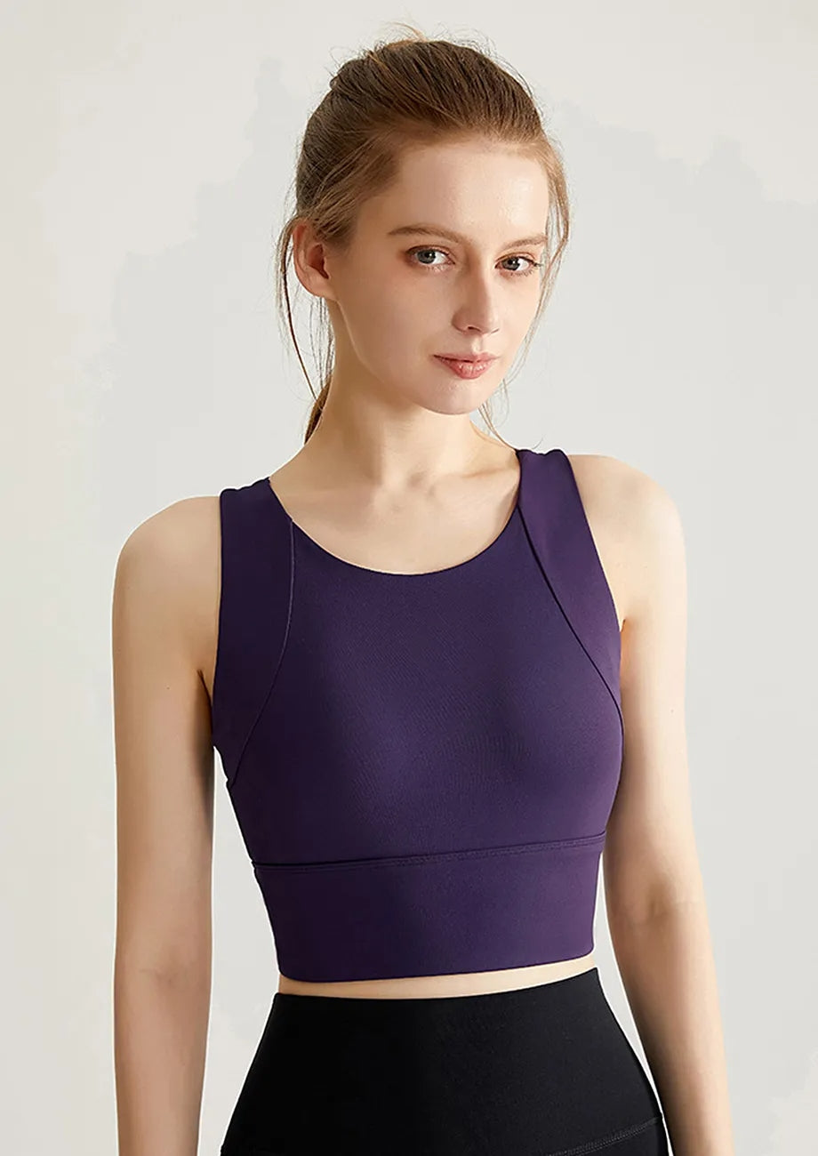 Purple Sport Bra