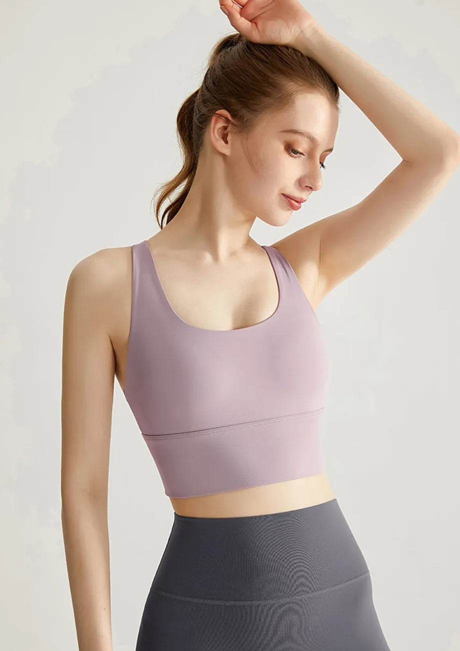 Padded High Support Sports Bra