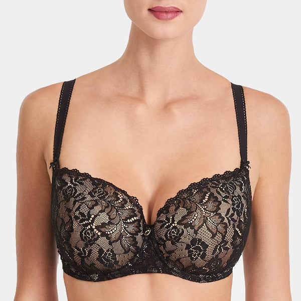 Aubade's Black Half-Cup Bra