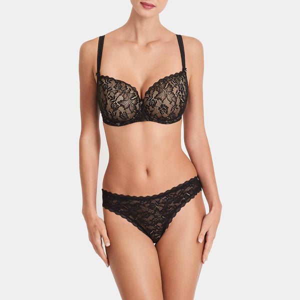 Aubade's Black Half-Cup Bra