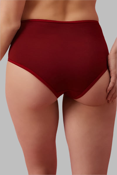 High Waist Hipster Panty - Cotton