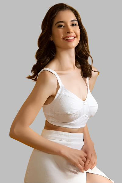 Full coverage Non-Padded Cotton Bra