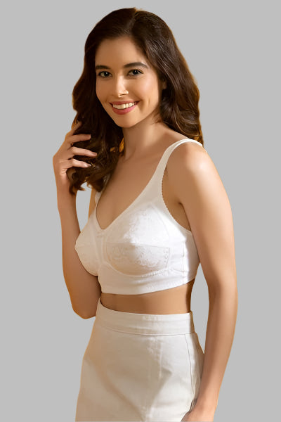 Full coverage Non-Padded Cotton Bra